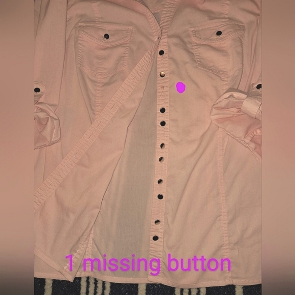 FREE wth PURCHASE cj banks ButtonDown Blouse/Top Sz 1X - Picture 14 of 14